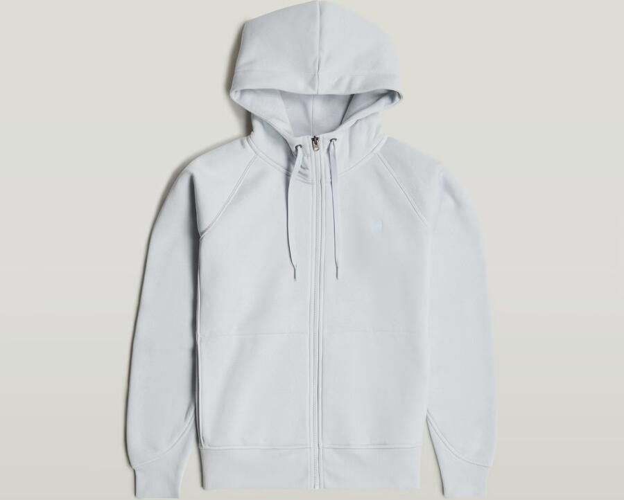 G-Star RAW Premium Core 2.1 Hoodie Met Rits Lichtblauw Dames - Foto 6