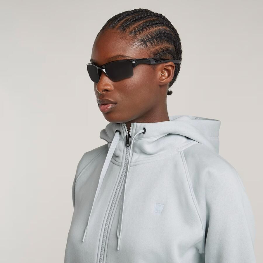 G-Star RAW Premium Core 2.1 Hoodie Met Rits Lichtblauw Dames - Foto 2