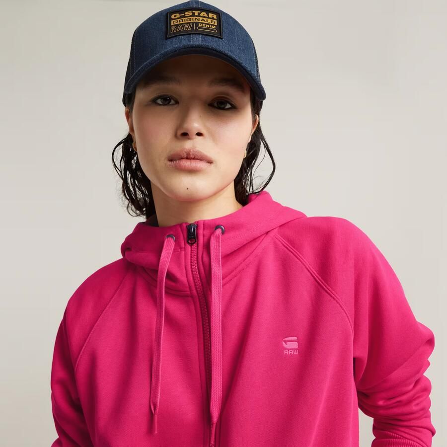 G-Star Raw Regular fit sweatjack met logoprint model 'Premium' - Foto 4