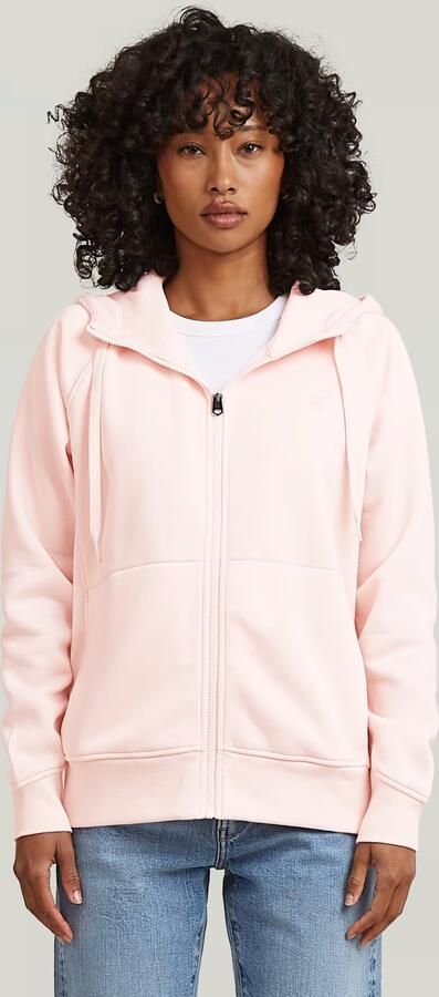 G-Star RAW Premium Core 2.1 Hoodie Met Rits Roze Dames