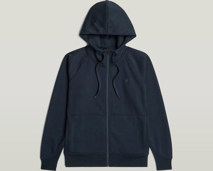 G-Star RAW Premium Core 2.1 Hoodie Zip Thru Sweater Donkerblauw Dames - Foto 3
