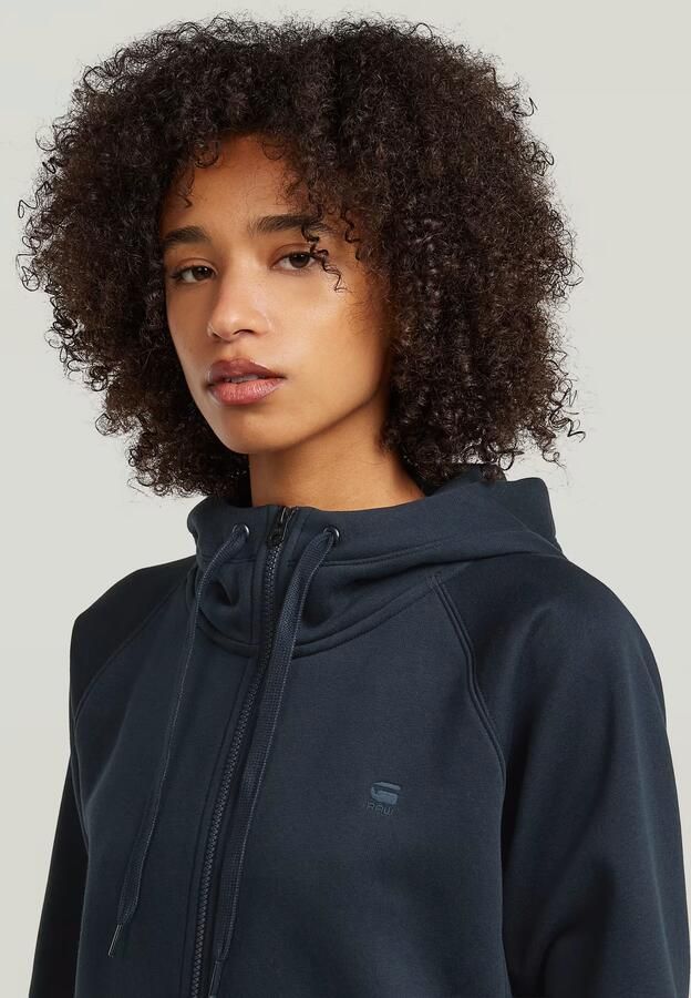 G-Star RAW Premium Core 2.1 Hoodie Zip Thru Sweater Donkerblauw Dames - Foto 4