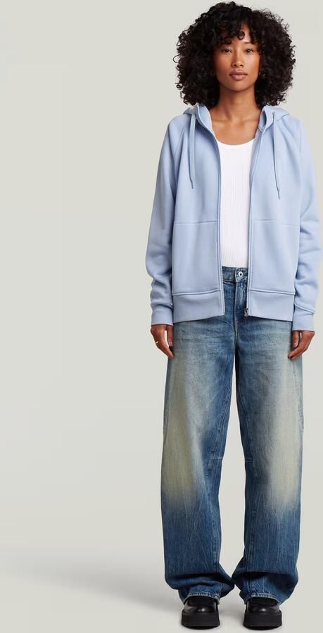 G-Star RAW Premium Core 2.1 Zip Thru Hoodie Lichtblauw Dames - Foto 5