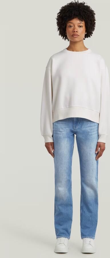 G-Star RAW Premium Core Cropped Loose Sweater Wit Dames - Foto 6