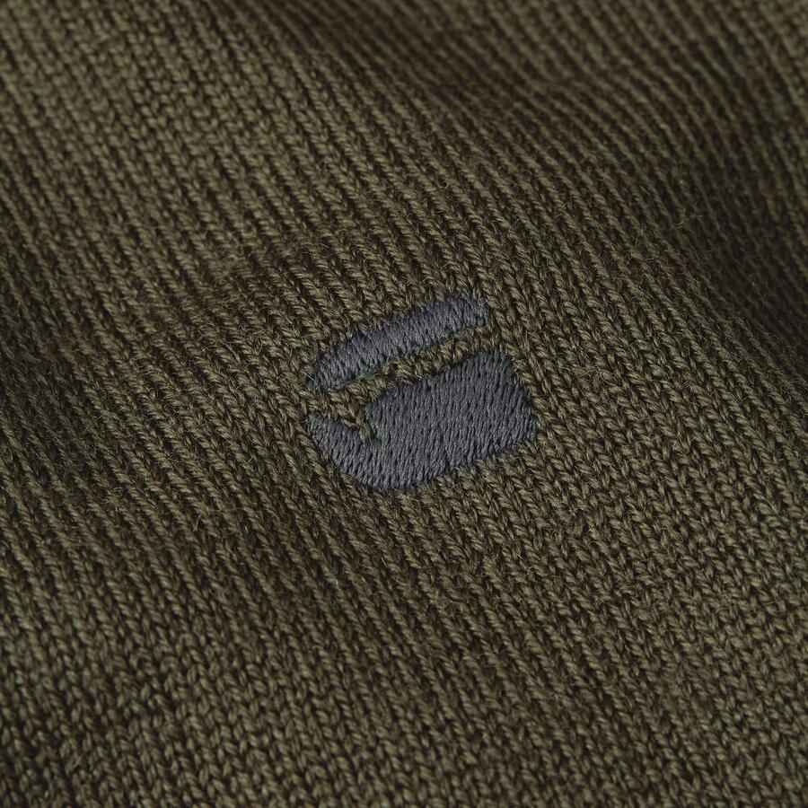 G-Star RAW Premium Core Dunda Gebreide Polo Grijs Heren - Foto 2