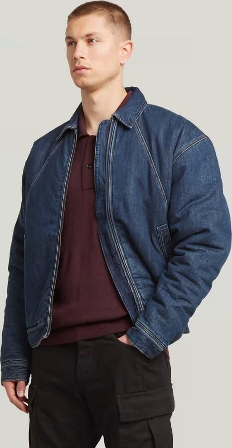 G-Star RAW Premium Core Dunda Gebreide Polo Rood Heren - Foto 5