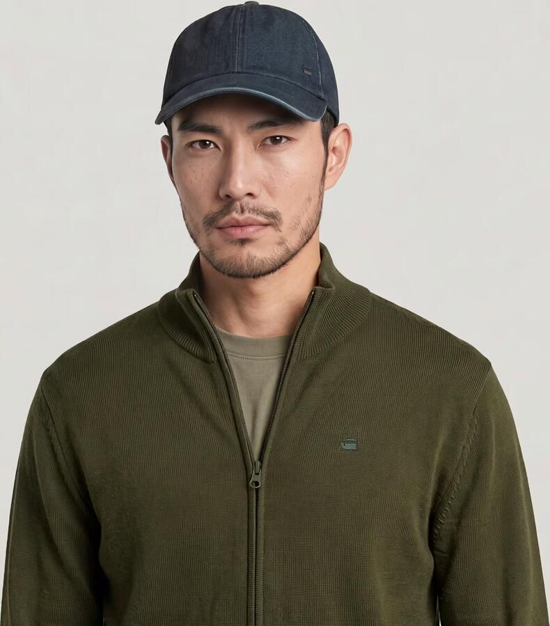 G-Star RAW Premium Core Full Zip Gebreide Trui Grijs Heren - Foto 5
