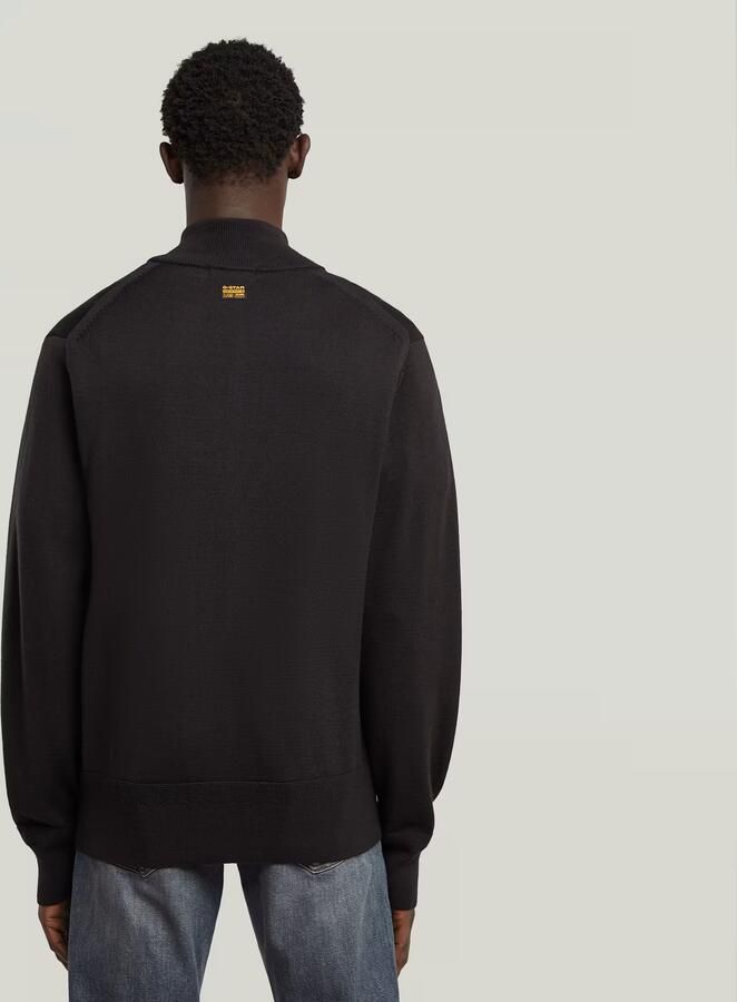 G-Star RAW Premium Core Full Zip Gebreide Trui Zwart Heren - Foto 5