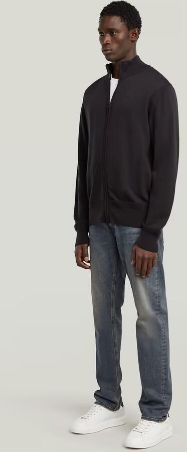 G-Star RAW Premium Core Full Zip Gebreide Trui Zwart Heren - Foto 6