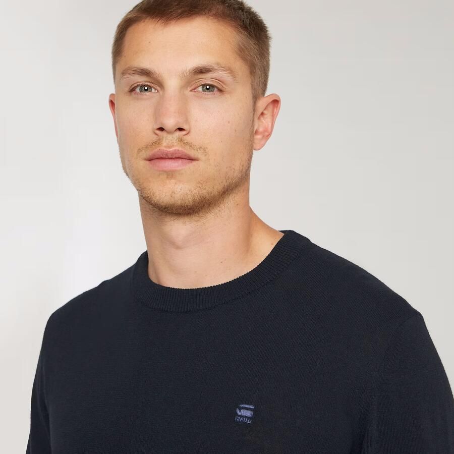 G-Star RAW Premium Core Gebreide Trui Donkerblauw Heren - Foto 3
