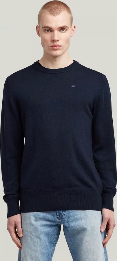 G-Star RAW Premium Core Gebreide Trui Donkerblauw Heren