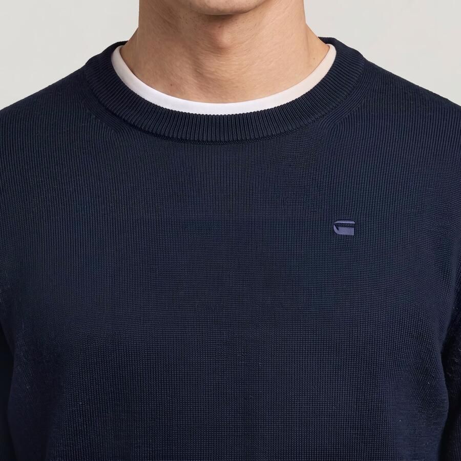 G-Star RAW Premium Core Gebreide Trui Donkerblauw Heren - Foto 3