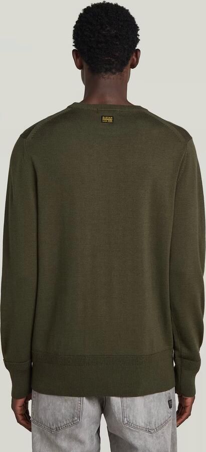 G-Star RAW Premium Core Gebreide Trui Grijs Heren - Foto 7