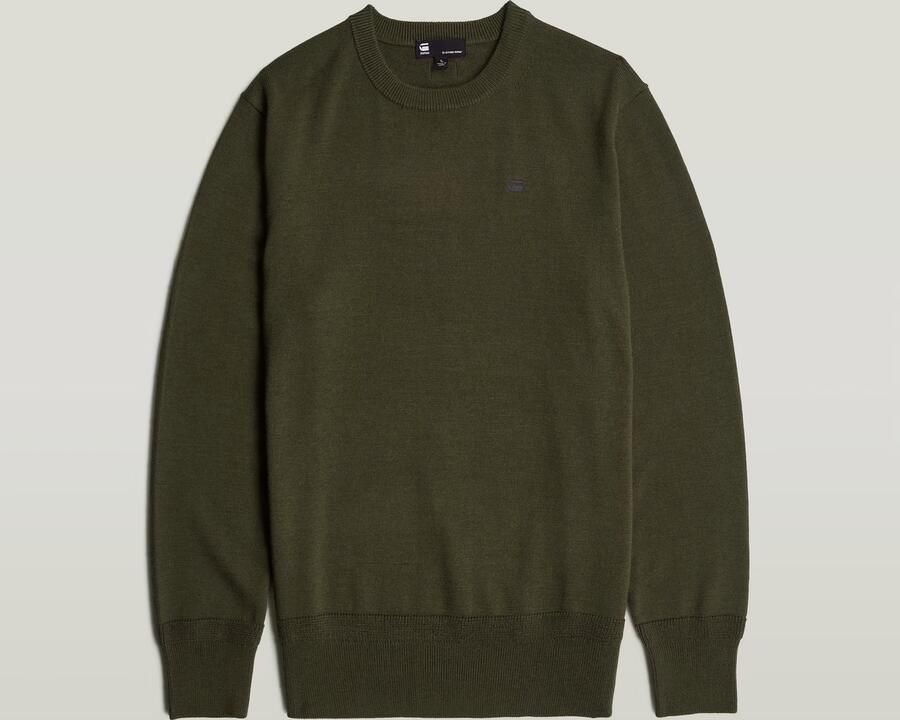 G-Star RAW Premium Core Gebreide Trui Grijs Heren - Foto 4