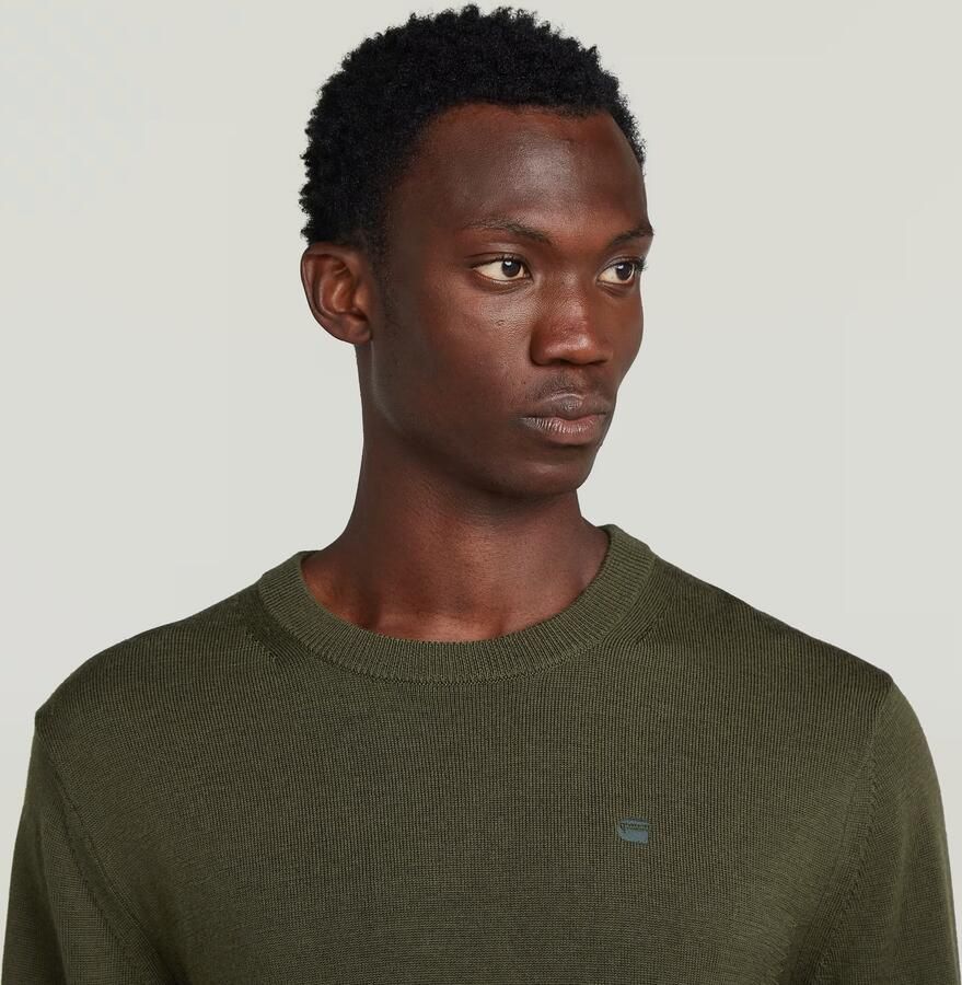 G-Star RAW Premium Core Gebreide Trui Grijs Heren - Foto 3