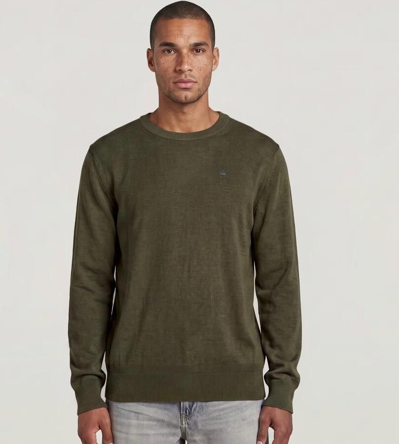 G-Star RAW Premium Core Gebreide Trui Grijs Heren - Foto 3