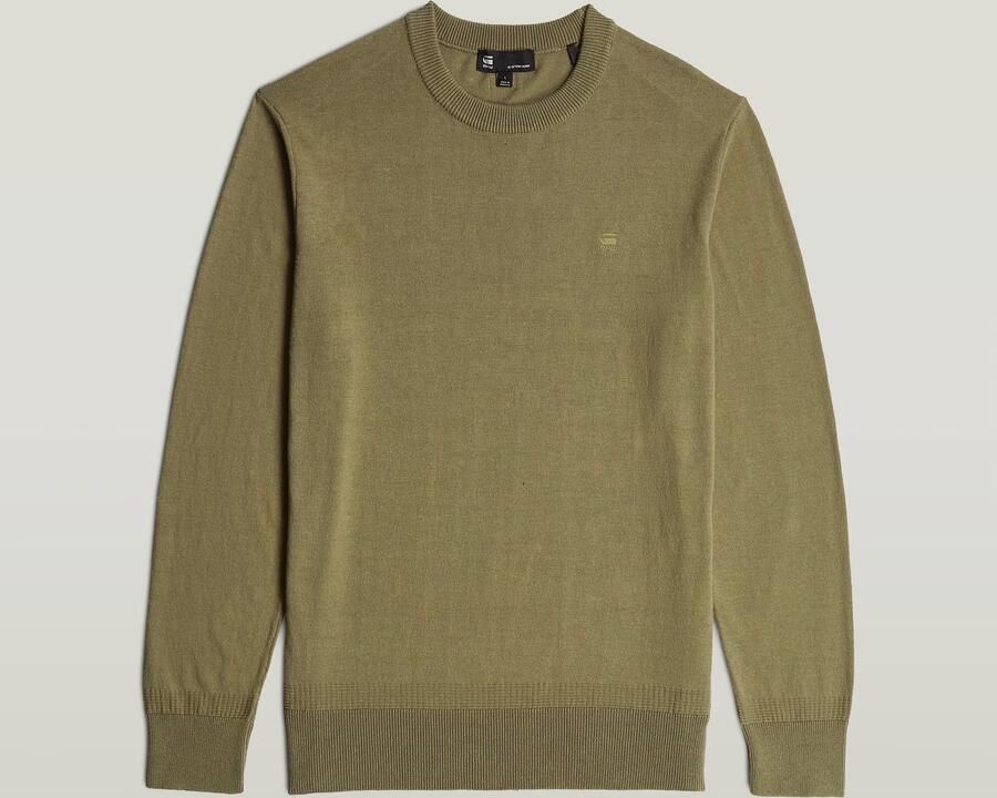 G-Star RAW Premium Core Gebreide Trui Groen Heren - Foto 6