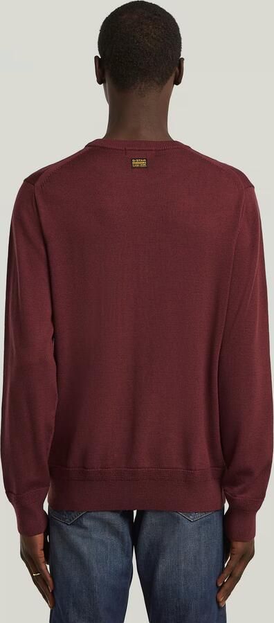 G-Star RAW Premium Core Gebreide Trui Rood Heren - Foto 5