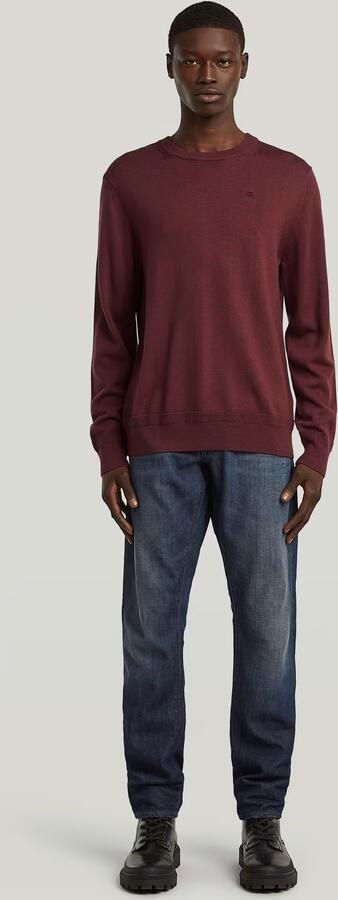 G-Star RAW Premium Core Gebreide Trui Rood Heren - Foto 6