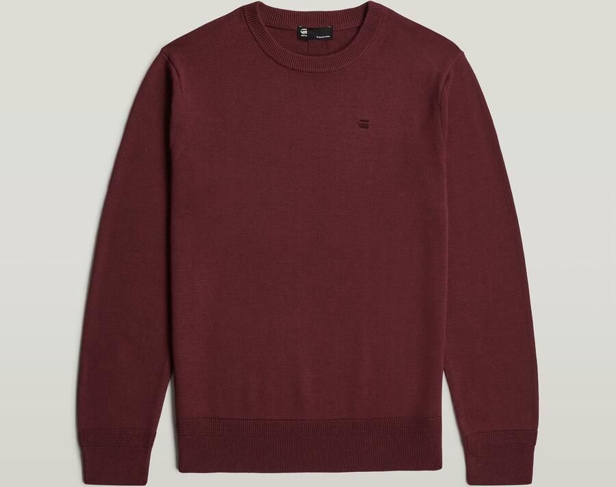 G-Star RAW Premium Core Gebreide Trui Rood Heren - Foto 4
