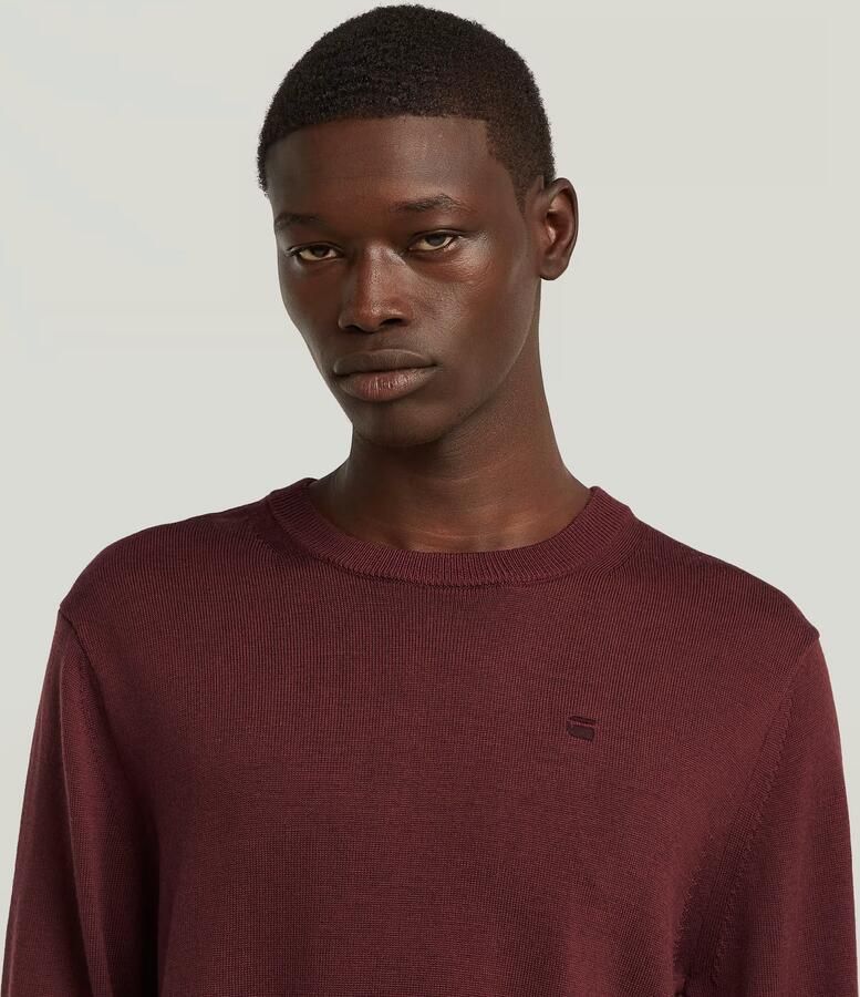 G-Star RAW Premium Core Gebreide Trui Rood Heren - Foto 3