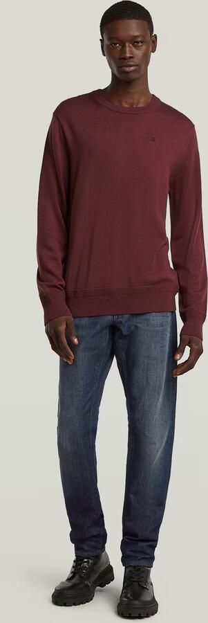 G-Star RAW Premium Core Gebreide Trui Rood Heren - Foto 7