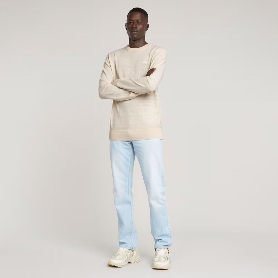 G-Star RAW Premium Core Gebreide Trui Wit Heren - Foto 2