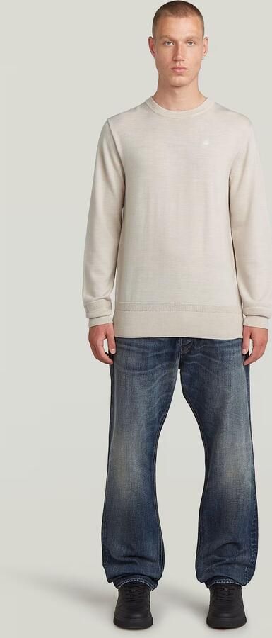 G-Star RAW Premium Core Gebreide Trui Wit Heren - Foto 5
