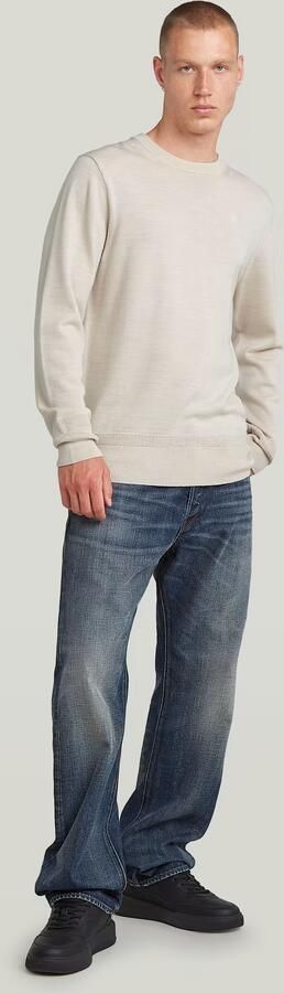 G-Star RAW Premium Core Gebreide Trui Wit Heren - Foto 6