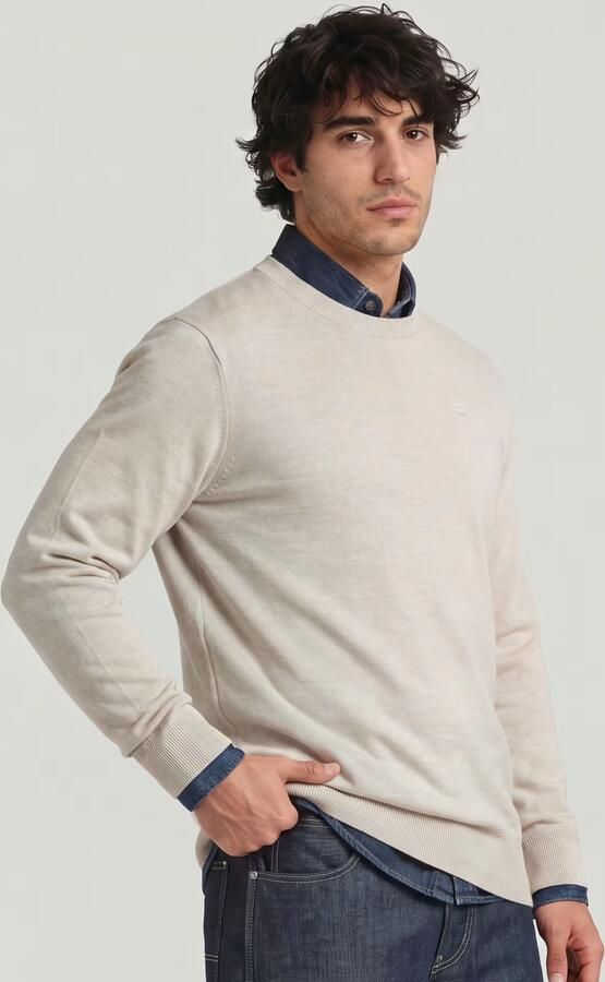 G-Star RAW Premium Core Gebreide Trui Wit Heren - Foto 4