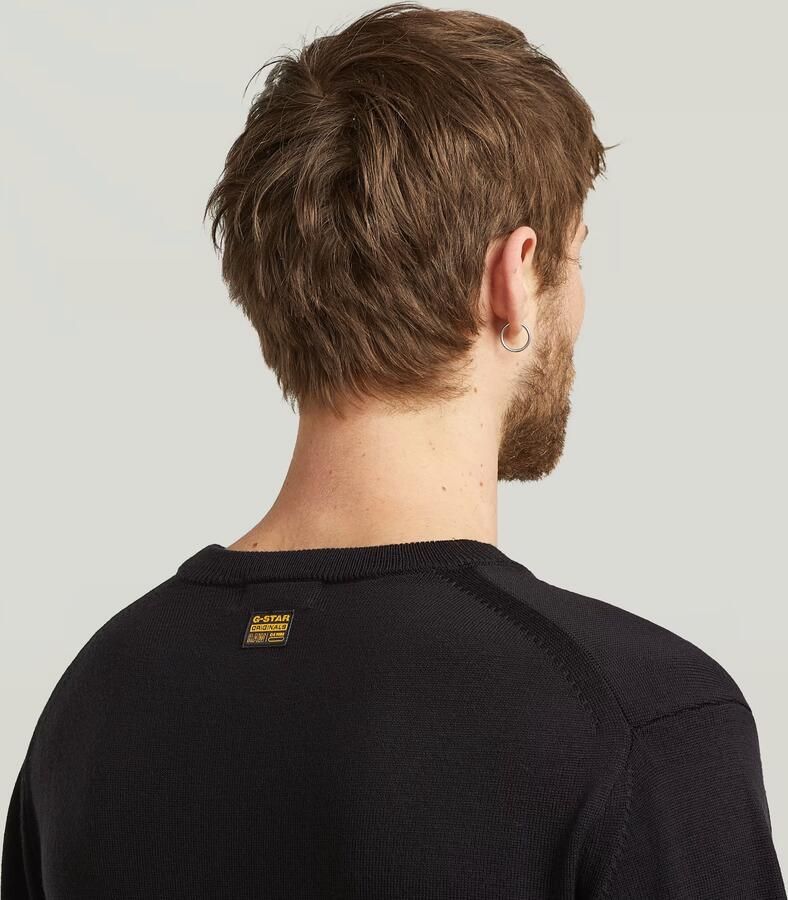 G-Star RAW Premium Core Gebreide Trui Zwart Heren - Foto 3