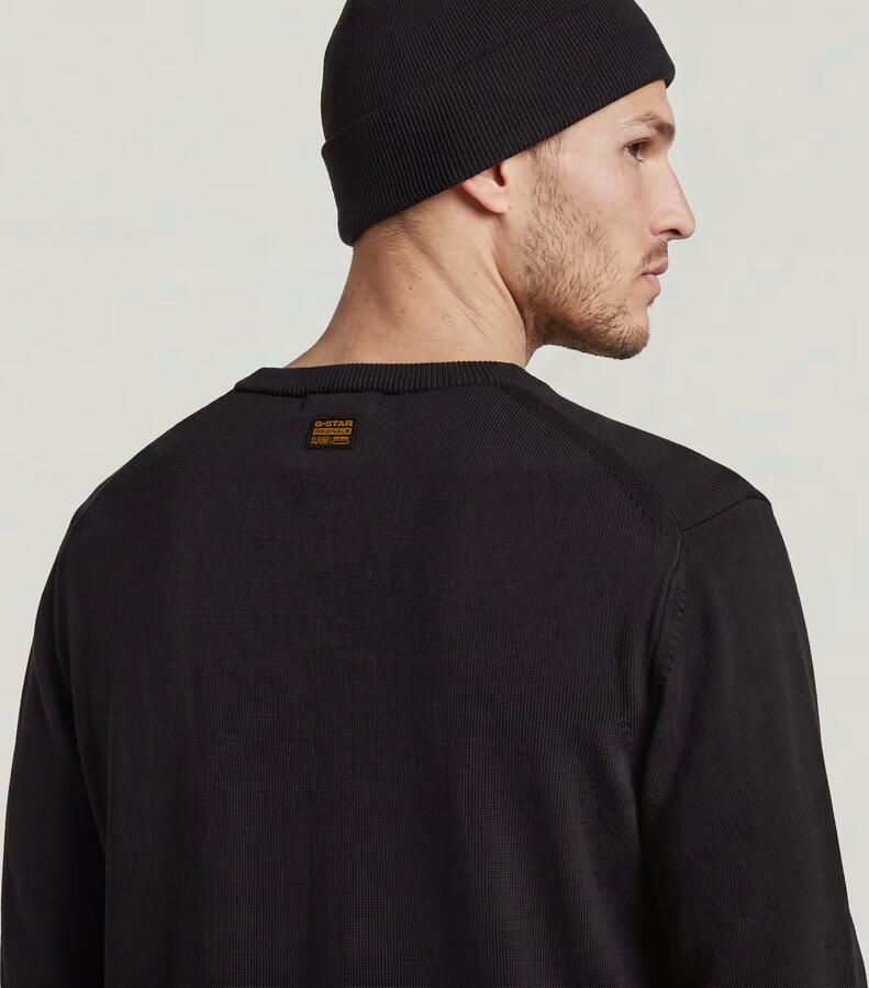 G-Star RAW Premium Core Gebreide Trui Zwart Heren - Foto 3