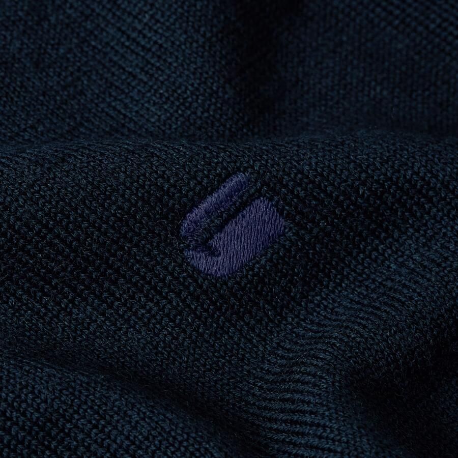 G-Star RAW Premium Core Half Zip Gebreide Trui Donkerblauw Heren - Foto 2