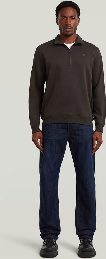 G-Star RAW Premium Core Half Zip Sweater Bruin Heren - Foto 7
