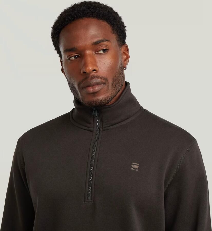 G-Star RAW Premium Core Half Zip Sweater Bruin Heren - Foto 3