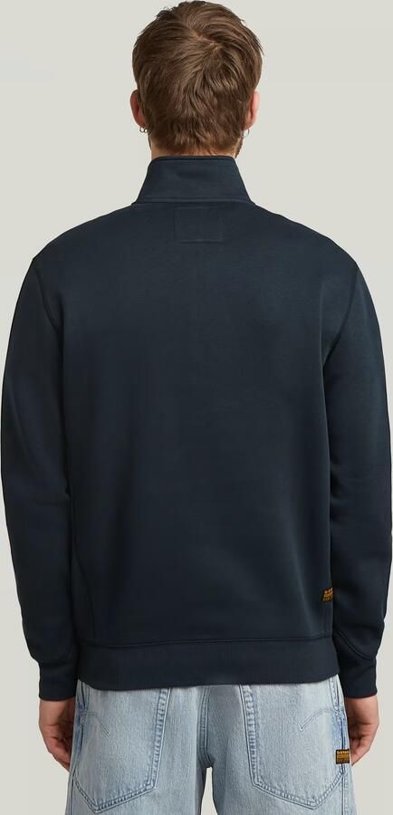 G-STAR RAW Heren Truien & Vesten Premium Core Half Zip R Sw L\s Donkerblauw - Foto 11