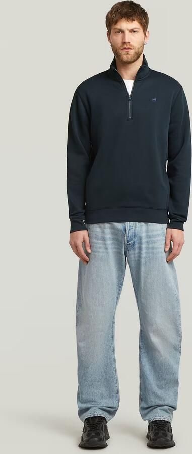 G-STAR RAW Heren Truien & Vesten Premium Core Half Zip R Sw L\s Donkerblauw - Foto 12