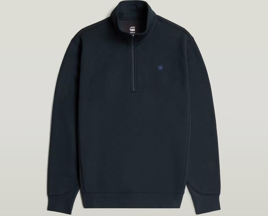 G-STAR RAW Heren Truien & Vesten Premium Core Half Zip R Sw L\s Donkerblauw - Foto 5