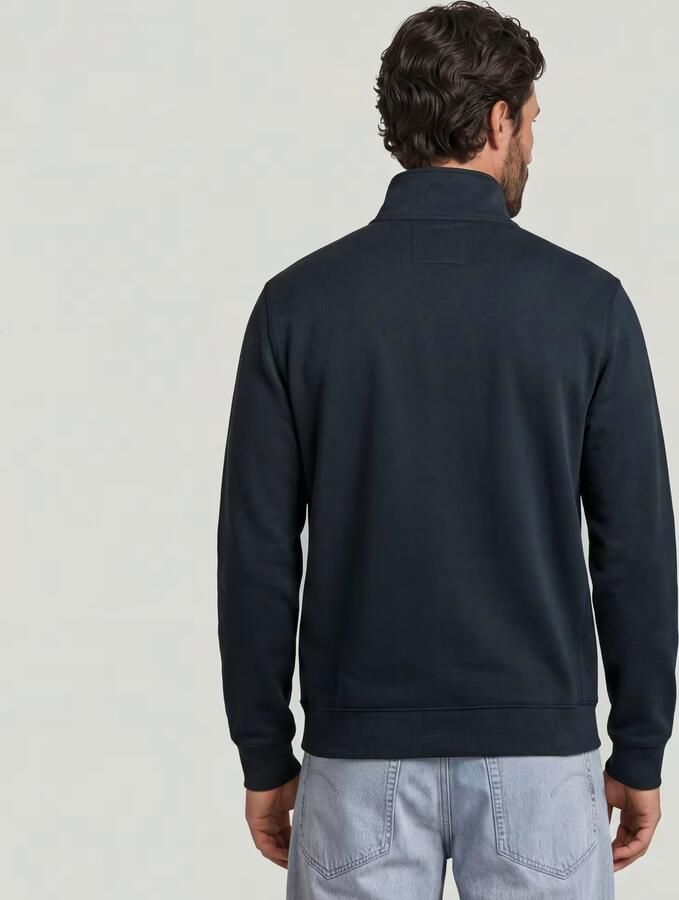 G-STAR RAW Heren Truien & Vesten Premium Core Half Zip R Sw L\s Donkerblauw - Foto 9