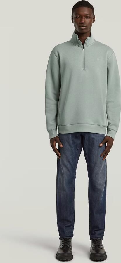 G-Star RAW Premium Core Half Zip Sweater Lichtblauw Heren - Foto 7