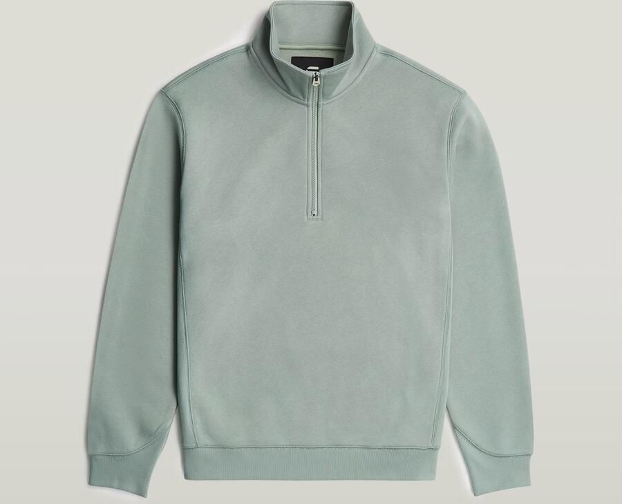 G-Star RAW Premium Core Half Zip Sweater Lichtblauw Heren - Foto 4
