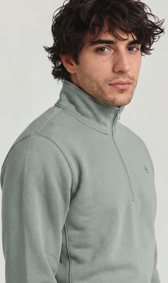 G-Star RAW Premium Core Half Zip Sweater Lichtblauw Heren - Foto 9