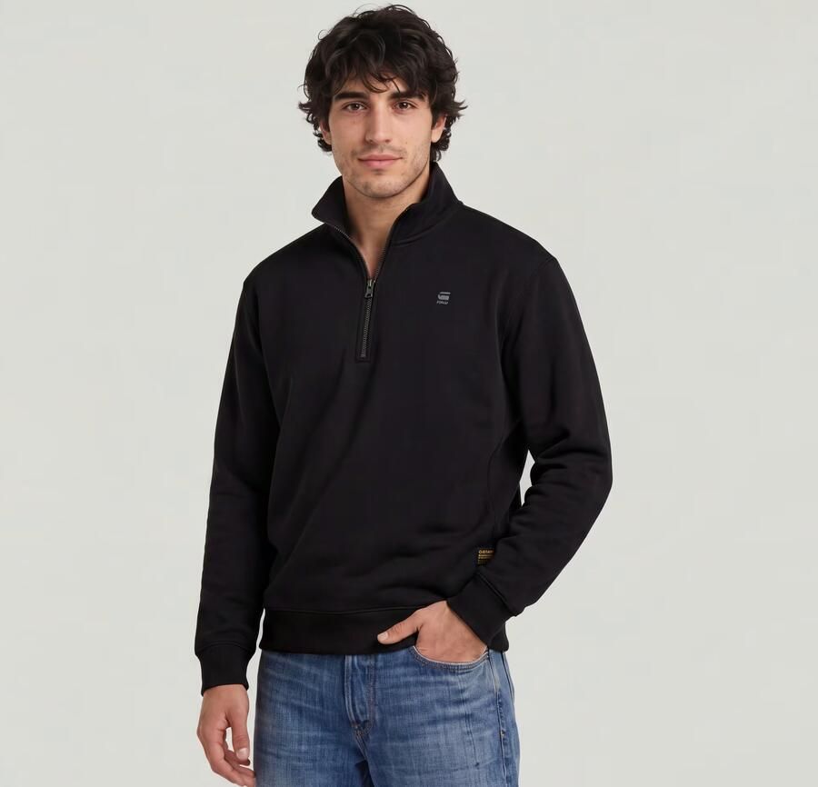 G-Star Raw Sweatshirt met schipperskraag en logostitching - Foto 11