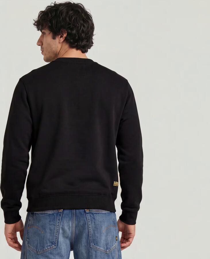 G-Star Raw Sweatshirt met schipperskraag en logostitching - Foto 12
