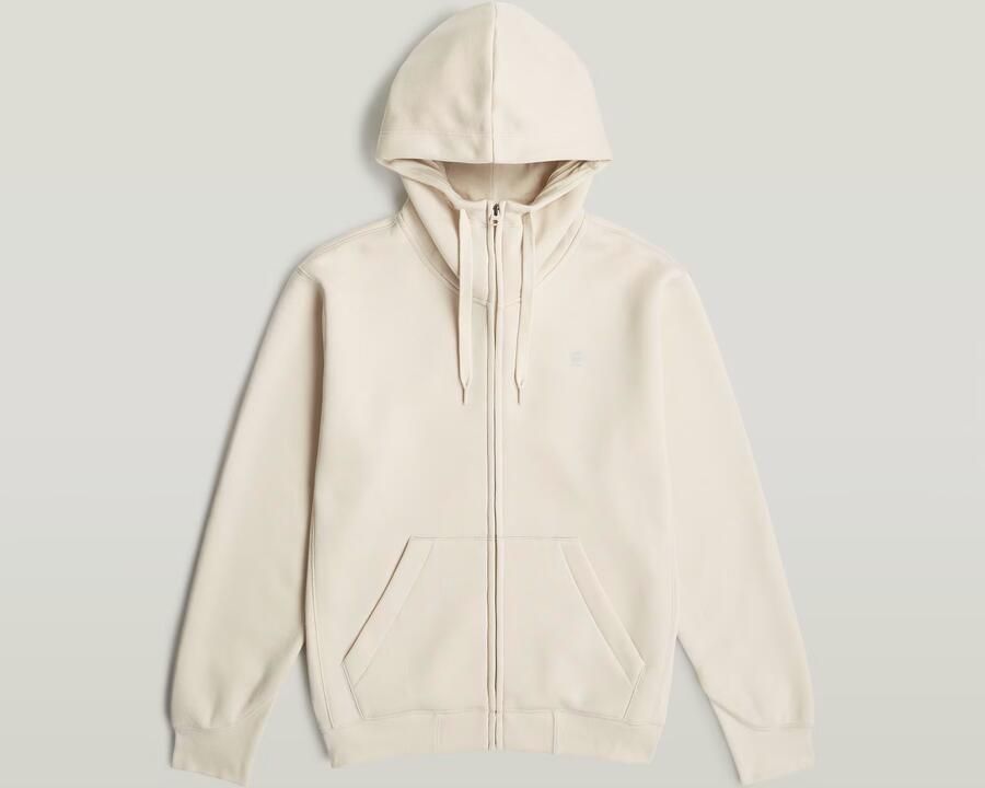 G-Star RAW Premium Core Hooded Sweater Beige Heren - Foto 4