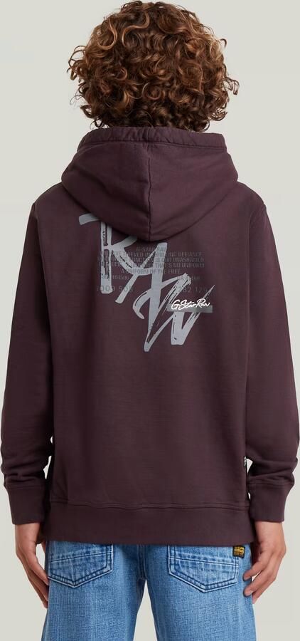 G-Star RAW Premium Core Hooded Sweater voor jongens Bruin jongens