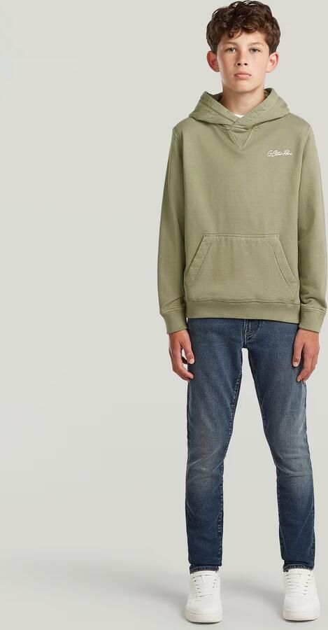 G-Star RAW Premium Core Hooded Sweater voor jongens Lichtblauw jongens - Foto 4