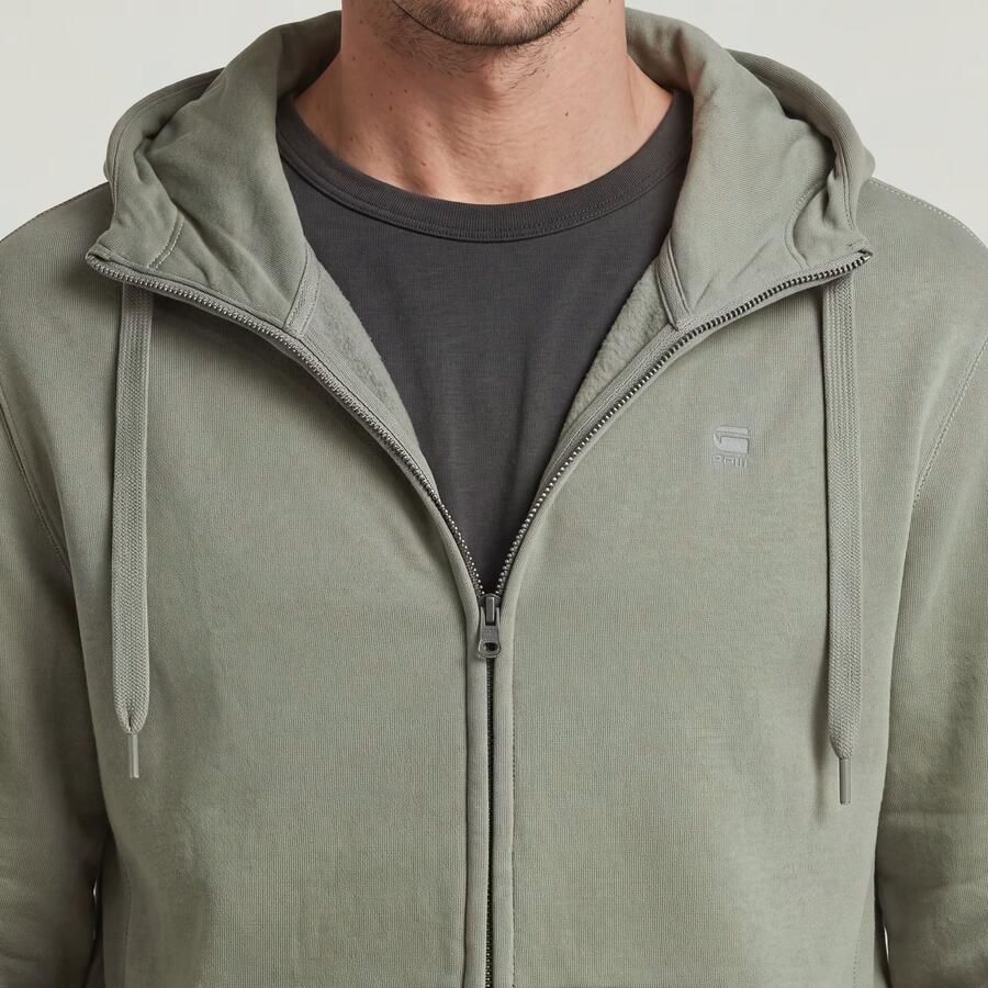 G-Star RAW Premium Core Hooded Zip Sweater Groen Heren - Foto 3