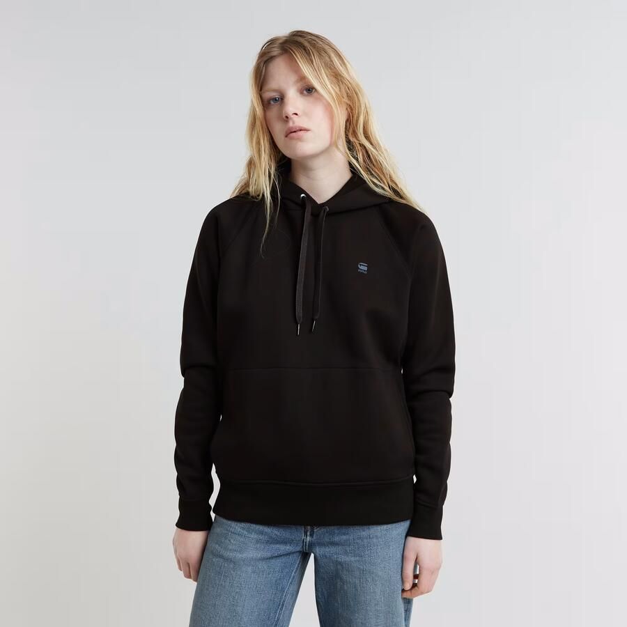 G-Star RAW Sweatshirt Premium Core 2.0 Hooded sweatshirt Capuchon met gekruiste voorkant en rijgkoord