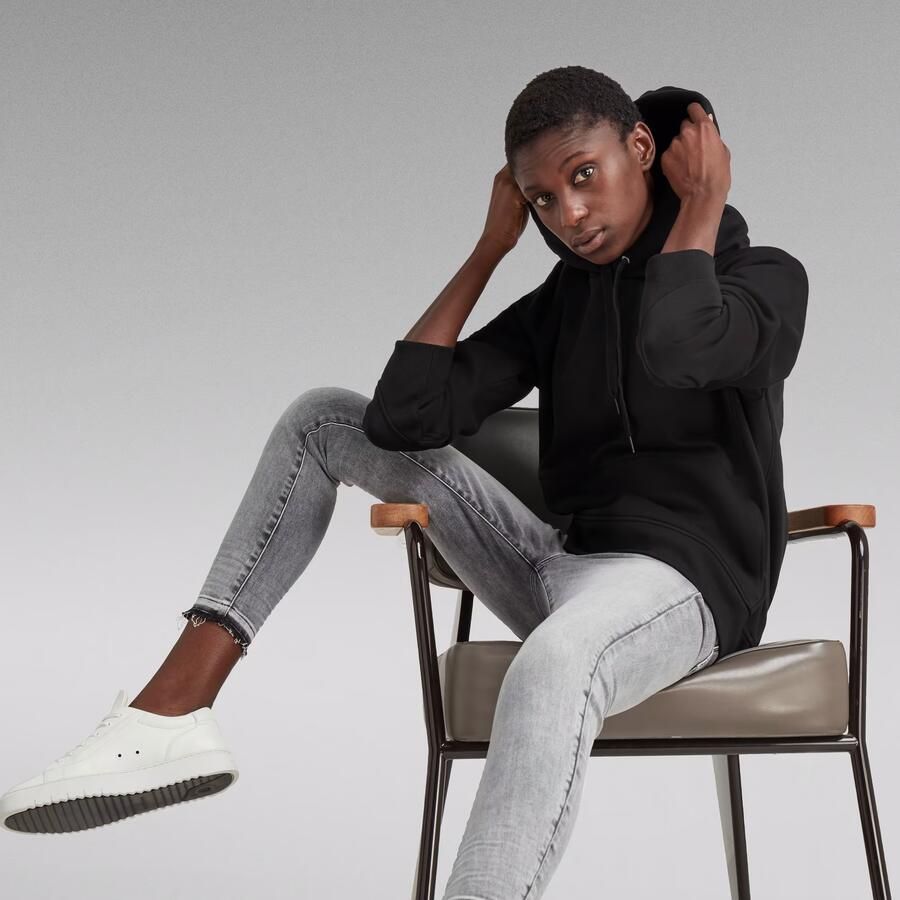G-Star RAW Sweatshirt Premium Core 2.0 Hooded sweatshirt Capuchon met gekruiste voorkant en rijgkoord - Foto 7